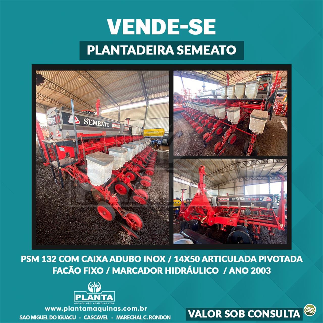 PLANTADEIRA SEMEATO SEMEATO PSM 132 Planta Máquinas - Kuhn CASCAVEL PARANÁ PR